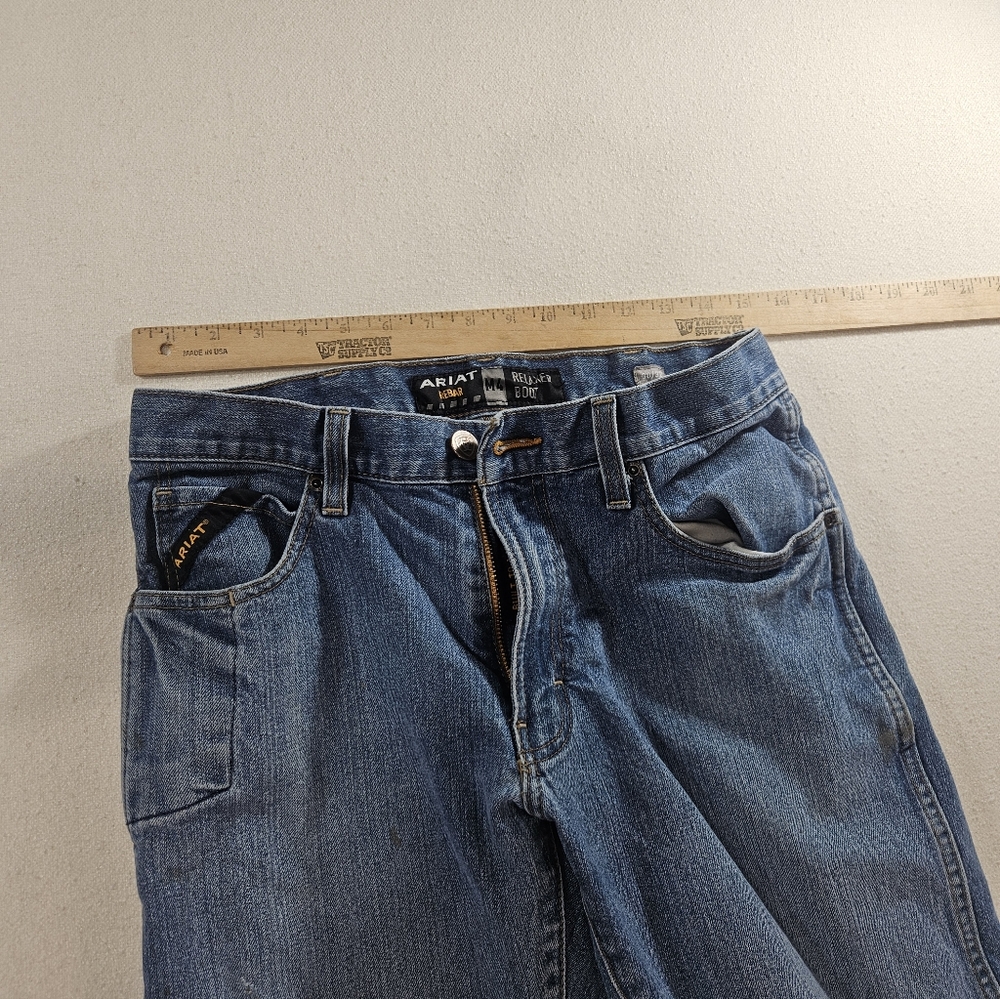 Ariat Rebar M4 Relaxed Boot 30x32 Work Jeans - Picture 12 of 14